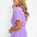  Delightfully Sweet Swiss Dot Ruffle Peplum Top - BACK IN STOCK - kitchencabinetmagic