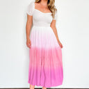  Destined Romance Ombre Tiered Maxi Dress - kitchencabinetmagic