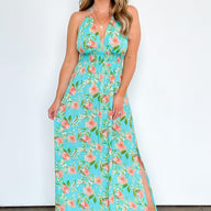Lake / S Endearing Melody Floral Maxi Dress - BACK IN STOCK + NEW COLOR - kitchencabinetmagic