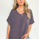  Gisella V-Neck Dolman Top - kitchencabinetmagic