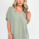  Gisella V-Neck Dolman Top - kitchencabinetmagic