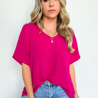  Gisella V-Neck Dolman Top - kitchencabinetmagic