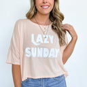  Lazy Sunday Relaxed Vintage Graphic Tee - kitchencabinetmagic