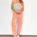  Linlie Tie Dye Strapless Knit Jumpsuit - BACK IN STOCK - kitchencabinetmagic