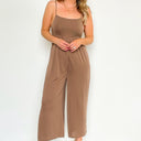  Out to Brunch Flowy Knit Jumpsuit - kitchencabinetmagic