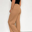  Truyett Waffle Knit High Waist Pants - kitchencabinetmagic