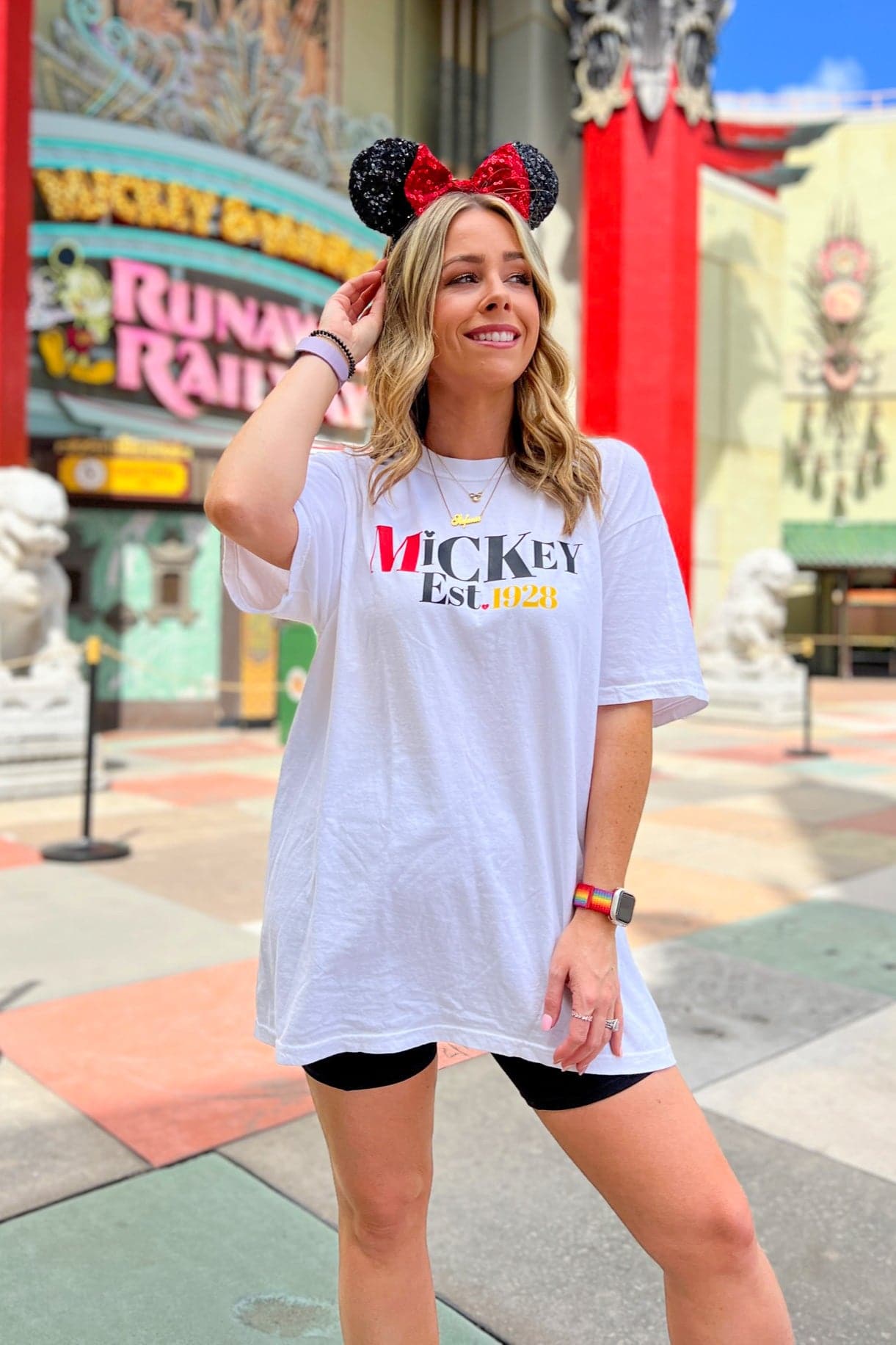  Mickey Est. 1928 Retro Graphic Tee - kitchencabinetmagic