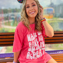 Watermelon / SM Wake Up. Park Hop. Dream. Repeat Retro Graphic Tee - kitchencabinetmagic