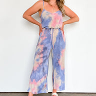  Cool Instincts Tie Dye Knit Jumpsuit - kitchencabinetmagic