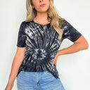  Breezy Street Spiral Dye Short Sleeve Top - kitchencabinetmagic