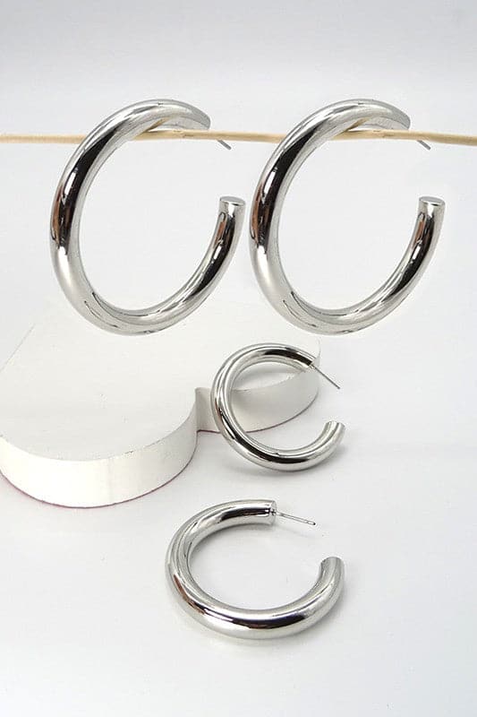  Iconic Entrance Chunky Hoop Earrings | PREORDER - kitchencabinetmagic