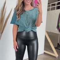 Ultimate High Faux Leather Leggings -BACK IN STOCK