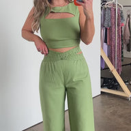 Miami Afternoons Wide Leg Pants