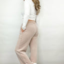  Acee Fuzzy Knit Mineral Wash Lounge Pants - FINAL SALE - kitchencabinetmagic