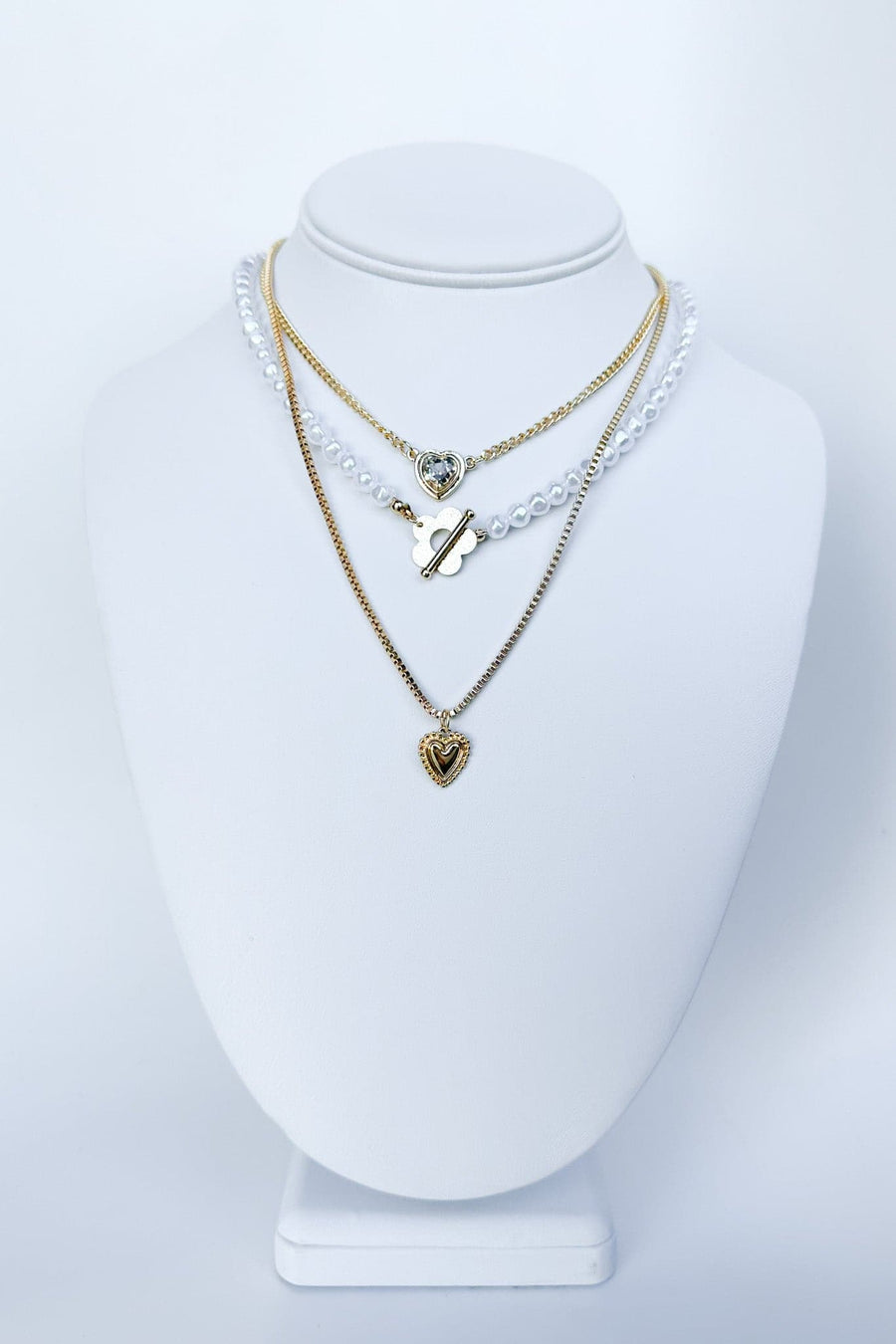 Gold Always a Classic Pearl Layered Necklace - BACK IN STOCK - kitchencabinetmagic