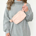 Pale Coral Anywhere Belt Bag - BACK IN STOCK - kitchencabinetmagic