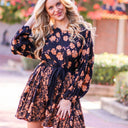  Awaited Perfection Flowy Mixed Floral Print Dress - FINAL SALE - kitchencabinetmagic
