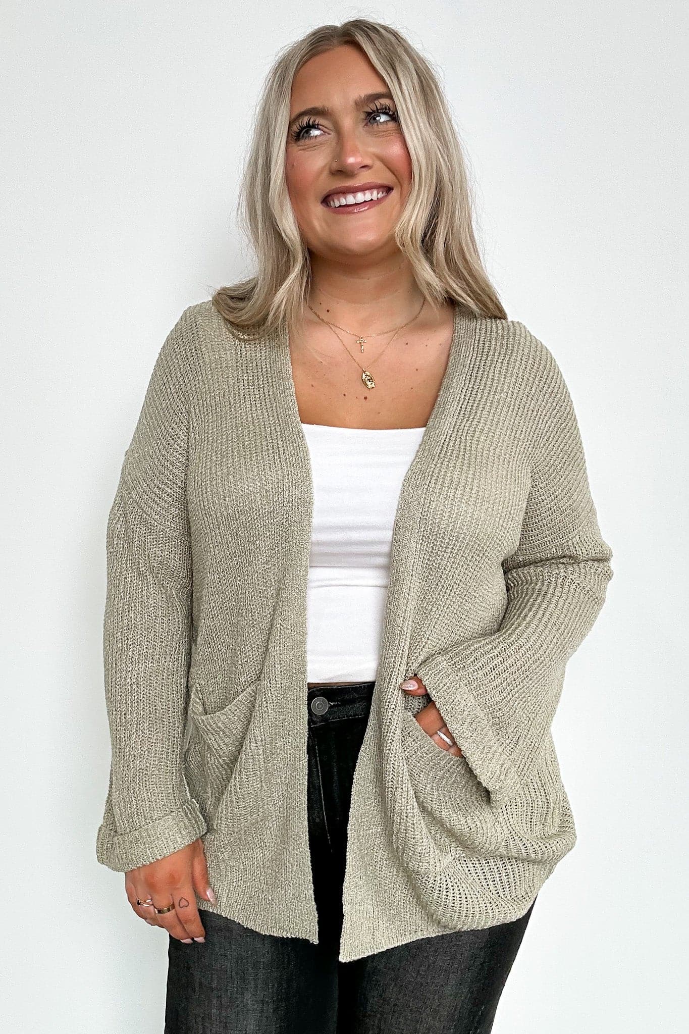  Azriel Relaxed Fit Pocket Cardigan - kitchencabinetmagic