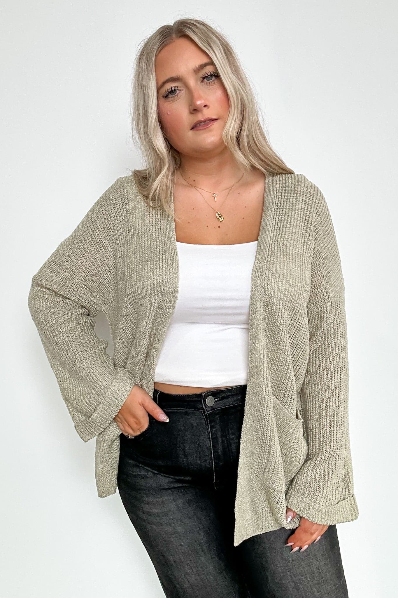  Azriel Relaxed Fit Pocket Cardigan - kitchencabinetmagic