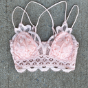 Light Peach / S Sweet Muse Scallop Lace Bralette - kitchencabinetmagic