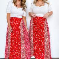  Blooming Perfection Floral Print Maxi Skirt - BACK IN STOCK - kitchencabinetmagic