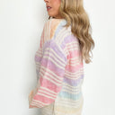  Brighter Day Rainbow Multi Knit Sweater - kitchencabinetmagic