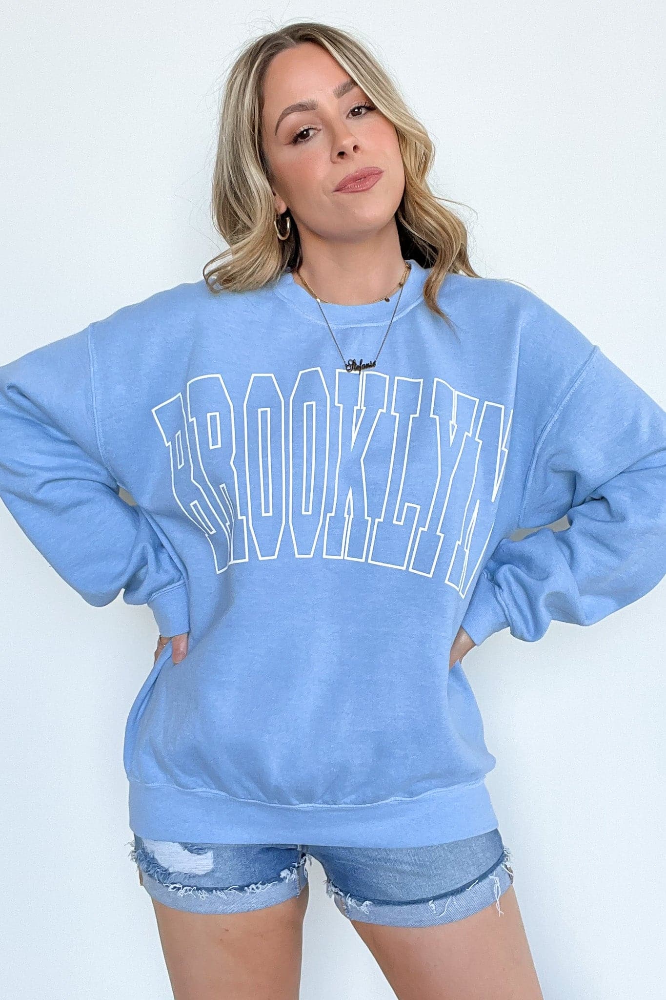  Brooklyn Oversized Vintage Graphic Pullover - kitchencabinetmagic