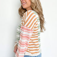  Calissa Color Block Knit Sweater | CURVE - FINAL SALE - kitchencabinetmagic