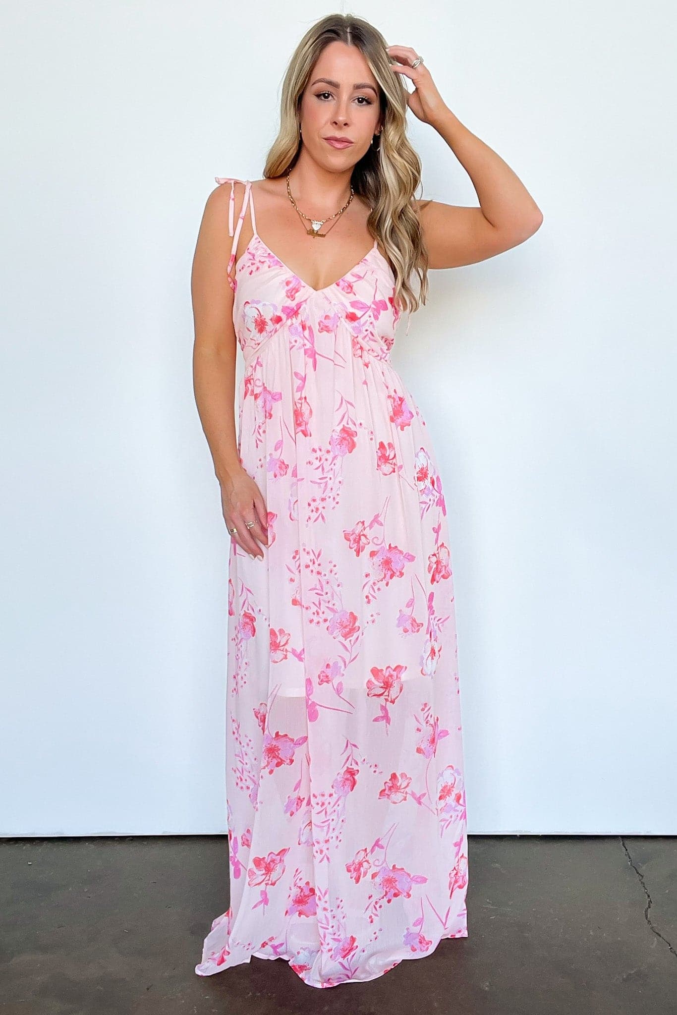  Cascading Crush Floral Maxi Dress - BACK IN STOCK - kitchencabinetmagic