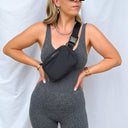  Circuit Scoop Neck Athletic Romper - FINAL SALE - kitchencabinetmagic