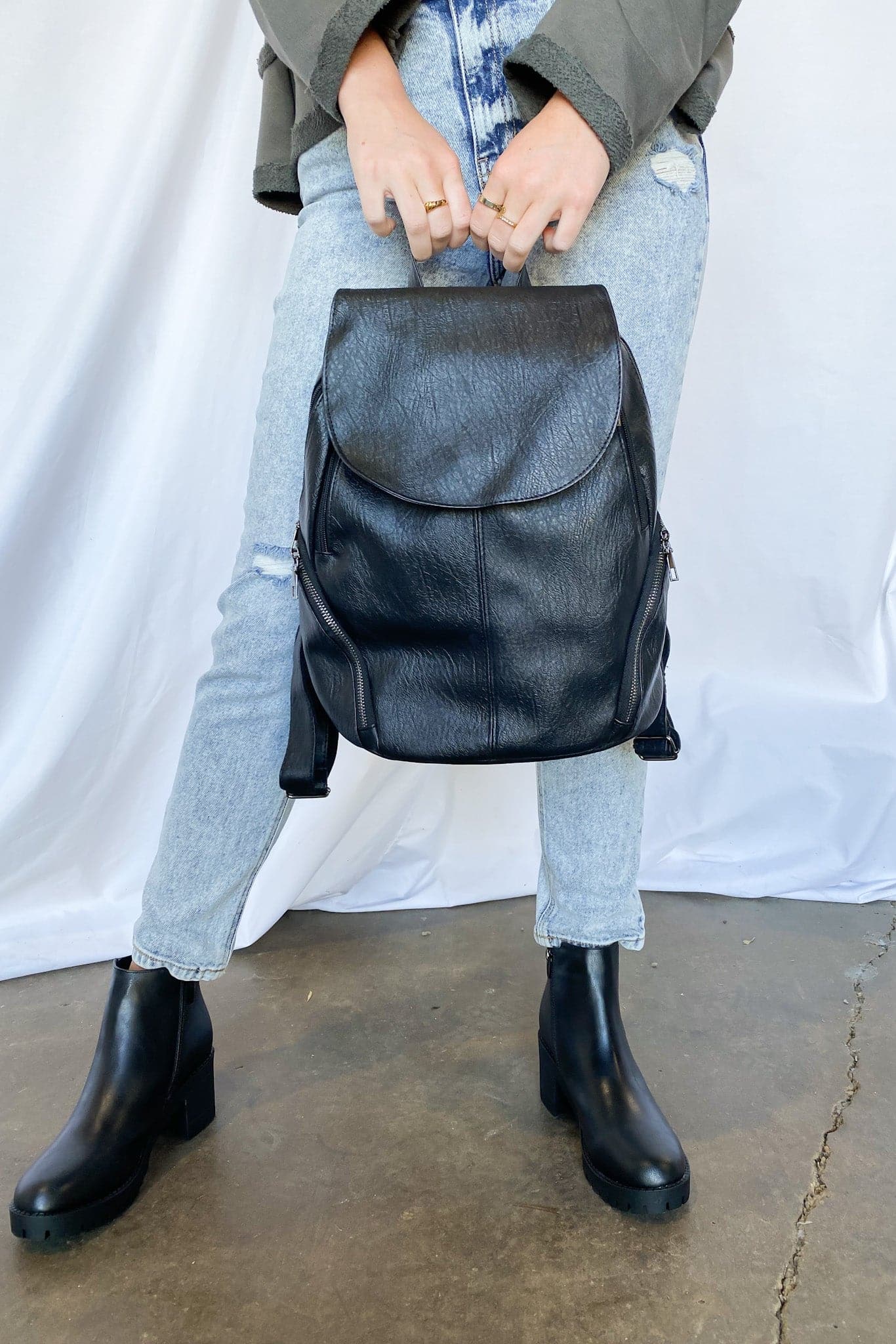  Class Dismissed Vegan Leather Backpack - kitchencabinetmagic