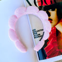 Pink Cloud Terry Cloth Puff Headband | PREORDER - kitchencabinetmagic