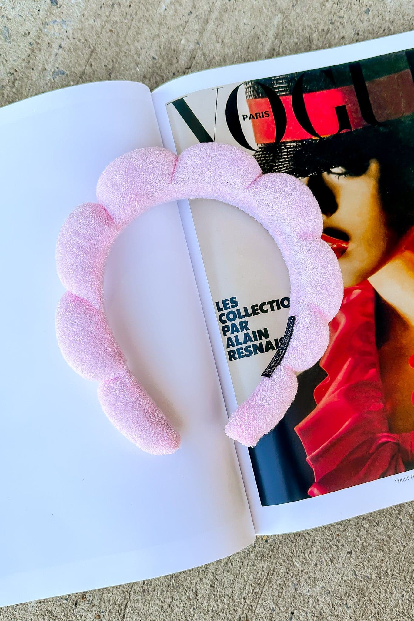 Pink Cloud Terry Cloth Puff Headband | PREORDER - kitchencabinetmagic