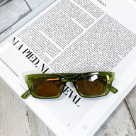 Green Cool Cutie Classic Acetate Tinted Sunglasses - kitchencabinetmagic