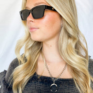 Black Cool Cutie Classic Acetate Tinted Sunglasses - kitchencabinetmagic