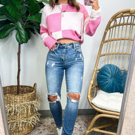  Dariah High Rise Cutout Mom Jeans - BACK IN STOCK - kitchencabinetmagic