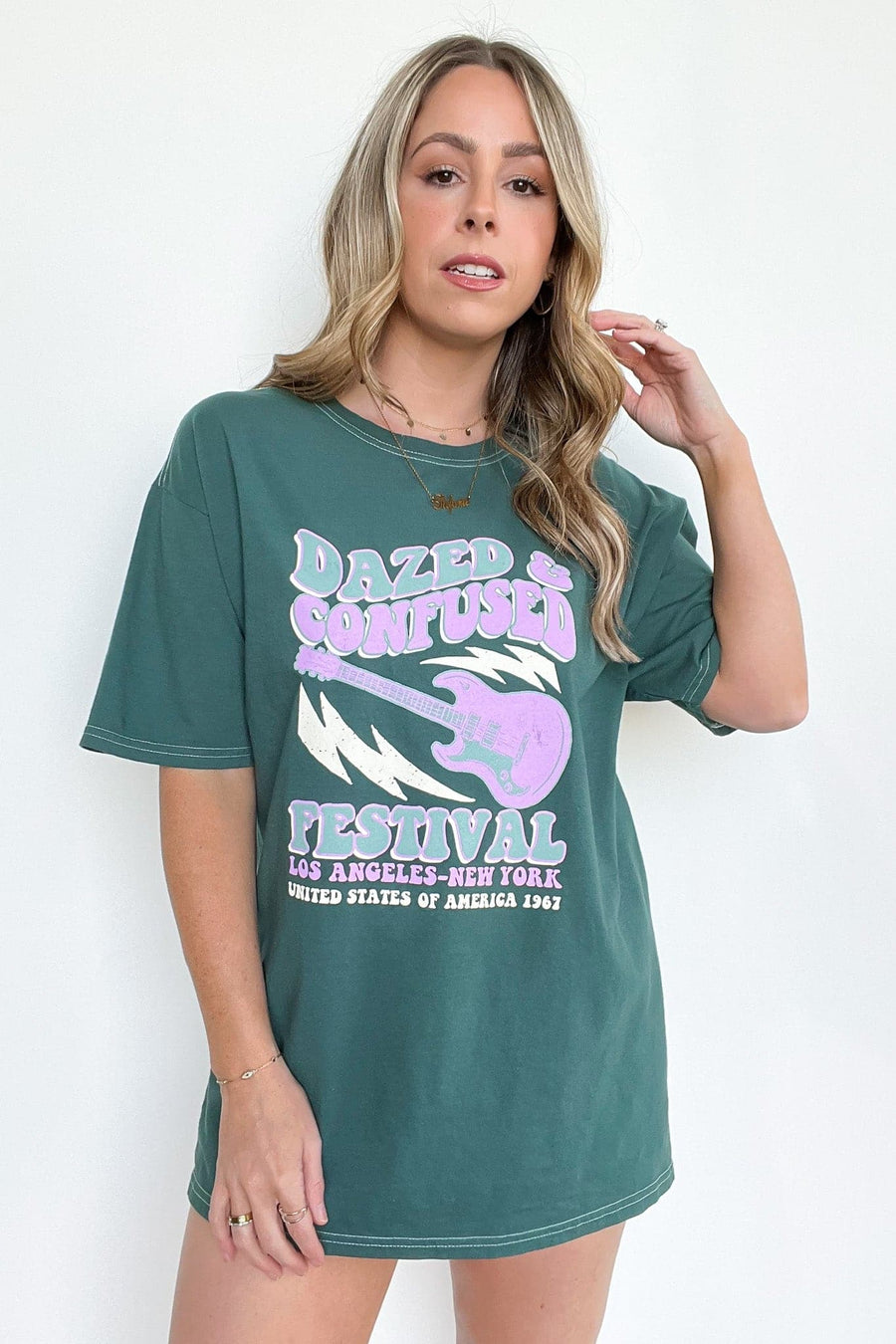  Dazed & Confused Festival Oversized Vintage Graphic Tee - BACK IN STOCK - kitchencabinetmagic