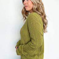  Dona Cable Knit Button Down Cardigan - FINAL SALE - kitchencabinetmagic