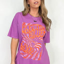  Electric Blues Oversized Vintage Graphic Tee - BACK IN STOCK - kitchencabinetmagic