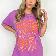  Electric Blues Oversized Vintage Graphic Tee - BACK IN STOCK - kitchencabinetmagic