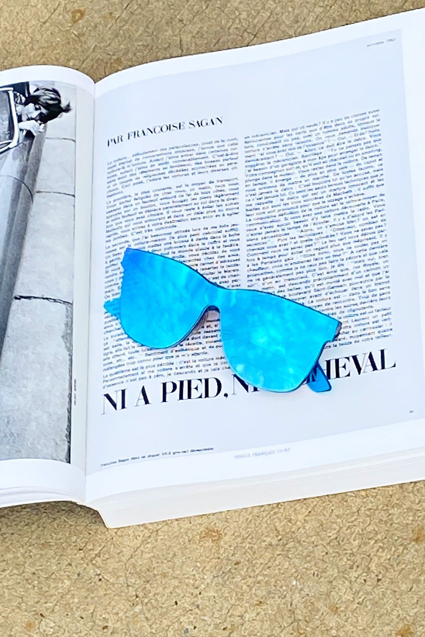 Blue Enough Said Mirrored Wayfarer Sunglasses - kitchencabinetmagic