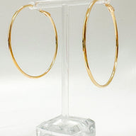 Gold Everyday Fancy 14k Gold Dipped Hoop Earrings - kitchencabinetmagic