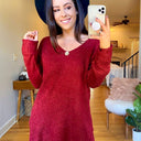  Rockvale V-Neck High Low Sweater - FINAL SALE - kitchencabinetmagic