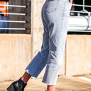  Anella Straight Leg Raw Hem Jeans - kitchencabinetmagic