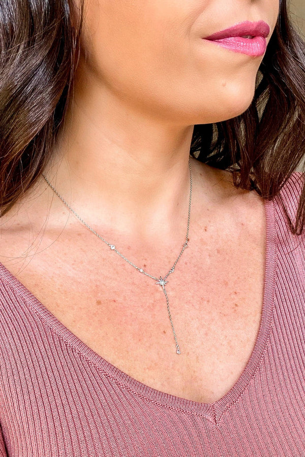  Glamorous Glimmer Star Lariat Necklace - FINAL SALE - angrybureaucrat