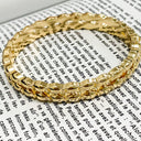 Gold Fashion Forecast Bangle Bracelet - FINAL SALE - kitchencabinetmagic