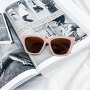 Pink Getaway Trip Cat Eye Sunglasses - kitchencabinetmagic