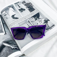 Purple Getaway Trip Cat Eye Sunglasses - kitchencabinetmagic