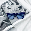 Blue Getaway Trip Cat Eye Sunglasses - kitchencabinetmagic