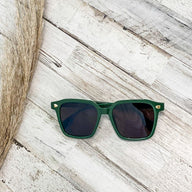 Green Good Spirits Acetate Wayfarer Sunglasses - kitchencabinetmagic